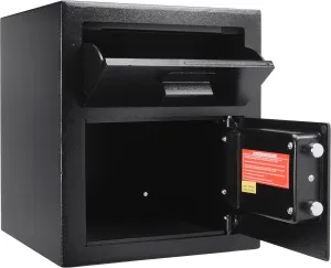 BARSKA AX11932 Standard Keypad Security Depository Drop Safe 0.72 Cubic Ft,Black