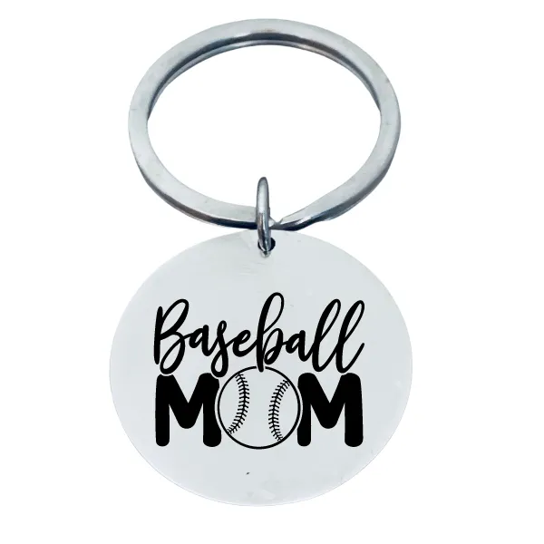 Baseball Mom Keychain