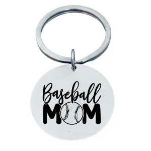 Baseball Mom Keychain