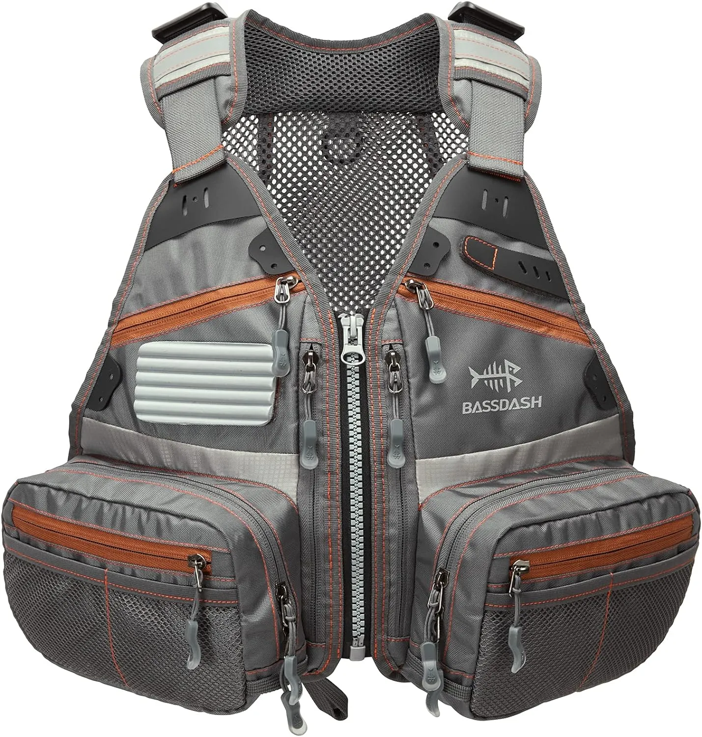 Bassdash Youths Kids Fly Fishing Vest for Adjustable Size with Multiple Pockets Trout Bass Fishing Gear FV09