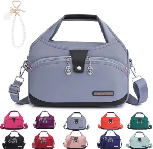 Beautifuldeer Anti Theft Handbag, Fashion Anti-Theft Handbag, Crossbody Handbag 2 in 1, Zipper Multi-Layer