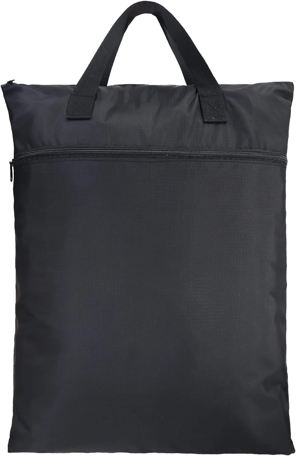 BeeGreen Black Laundry Bag for Traveling with Handles & Zipper Pockets Hanging Laundry Hamper Heavy Duty Collapsible for Dirty Clothes College Dorm Gym Beach Pool Swimsuit