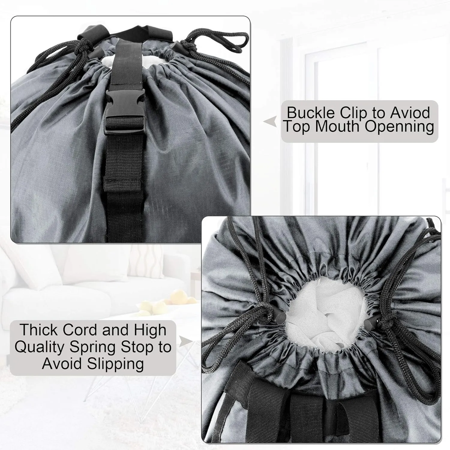 BeeGreen Laundry Backpack Bag Extra Large Heavy Duty