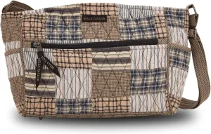 Bella Taylor Claire Crossbody Shoulder Bag, Multicompartment Purse for Women