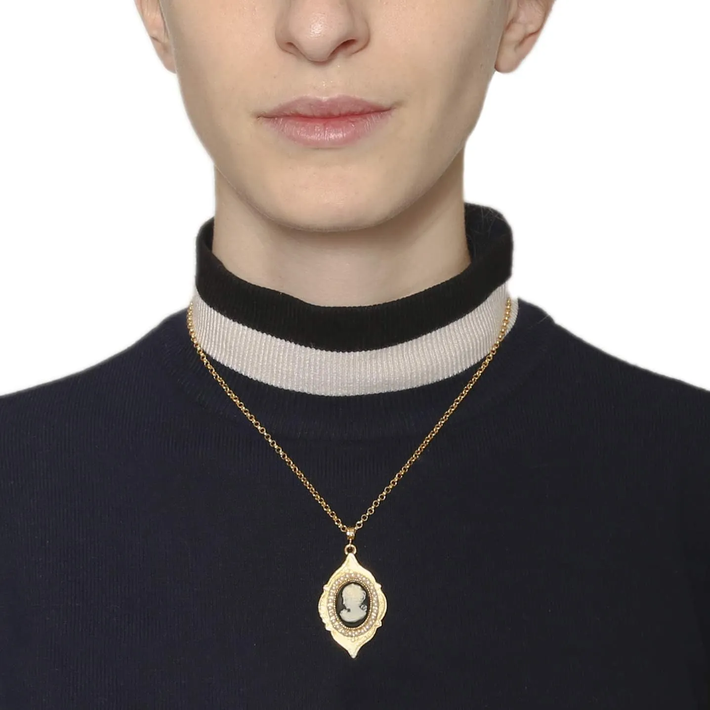 Ben-Amun Jewelry Cameo Collection Necklace Fashion Jewelry for Woman