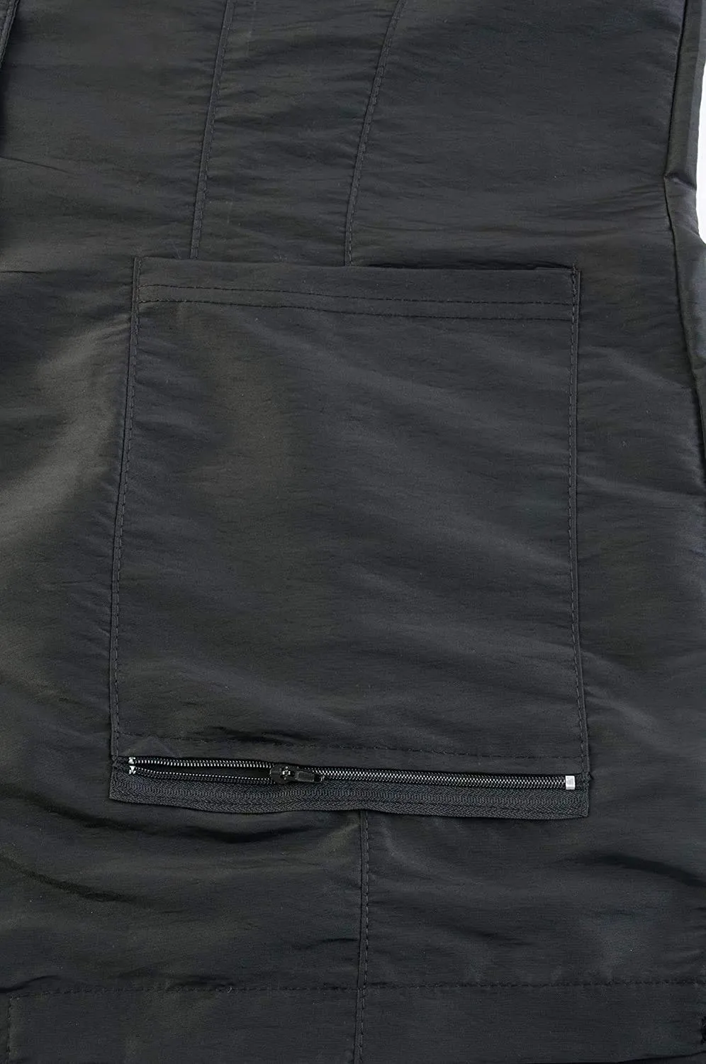 Betty Dain Kool Breeze Mesh Back Salon Stylist Vest, Unique Stretch Mesh Back For Breathability, Pockets with Zippered Bottoms, Button Closure, Lightweight, Water Resistant Polyester Fabric, M/L