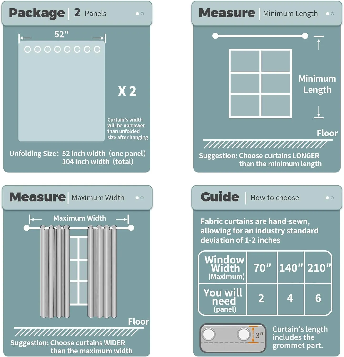 BGment Faux Linen Curtains for Living Room 84 Inch Length 2 Panels Set, Burlap Textured Thick Long Curtains Light Filtering Privacy Window Curtain Drapes with Grommet, 52 Inch Wide Each Panel, Grey
