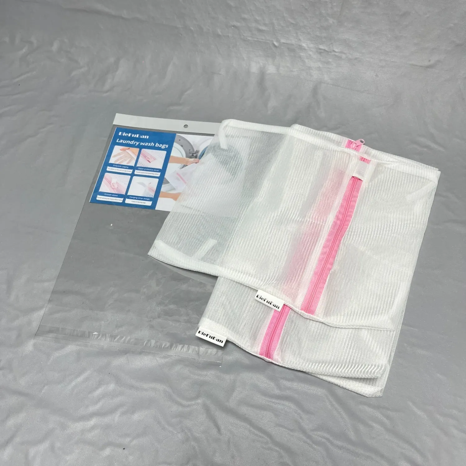 BieFuDan   Laundry wash bags , Mesh Wash Bags, for College,Dorm,Storage