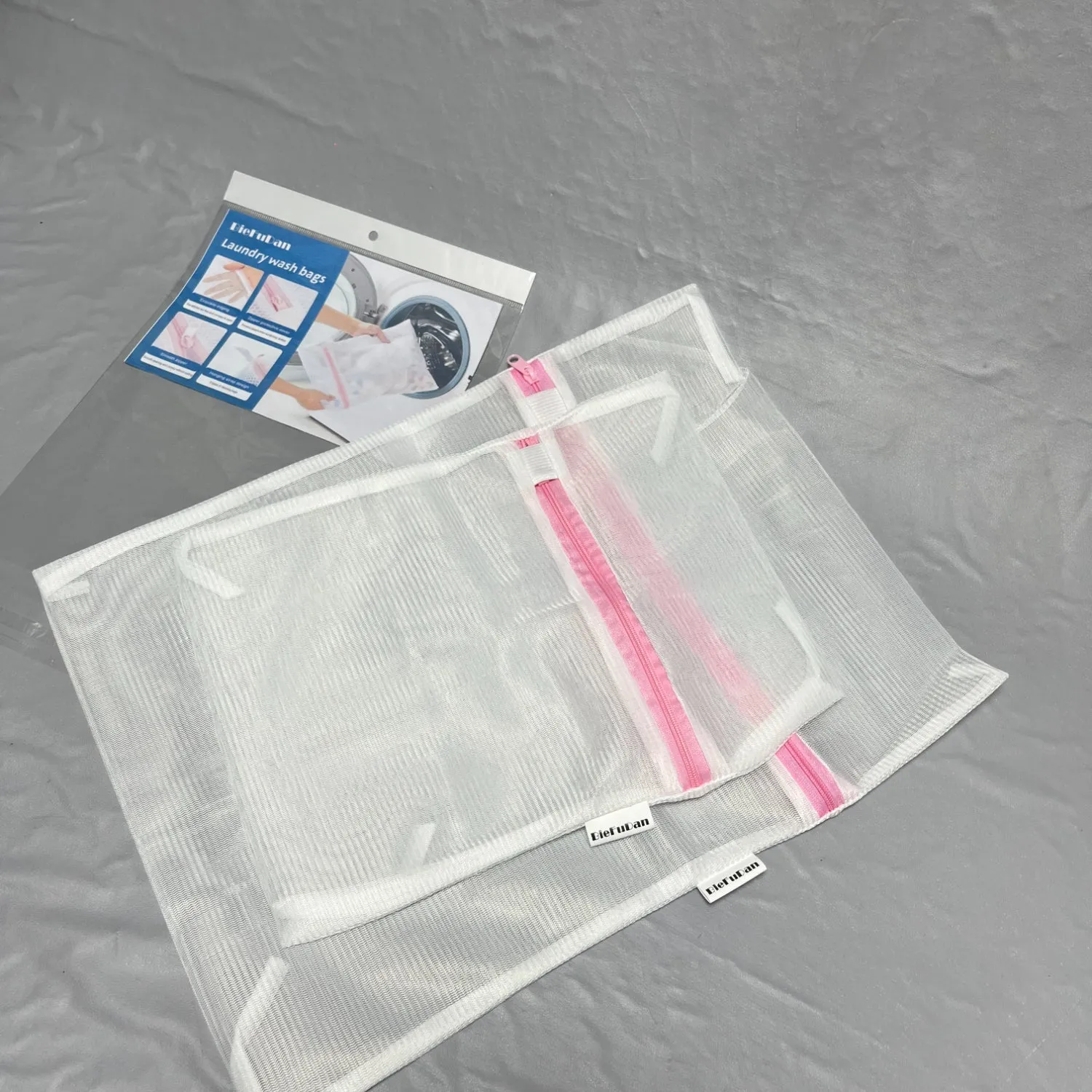 BieFuDan   Laundry wash bags , Mesh Wash Bags, for College,Dorm,Storage