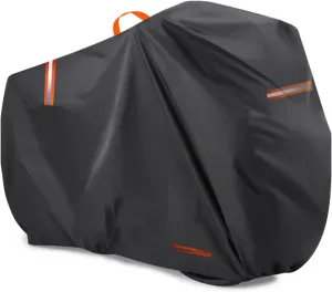 Bike Cover for Giant OCR 2, 420D Bike Outdoor Storage Cover Windproof Bicycle Covers with Lock Holes Bikes Tarp All Weather Durable Bicycle Cover