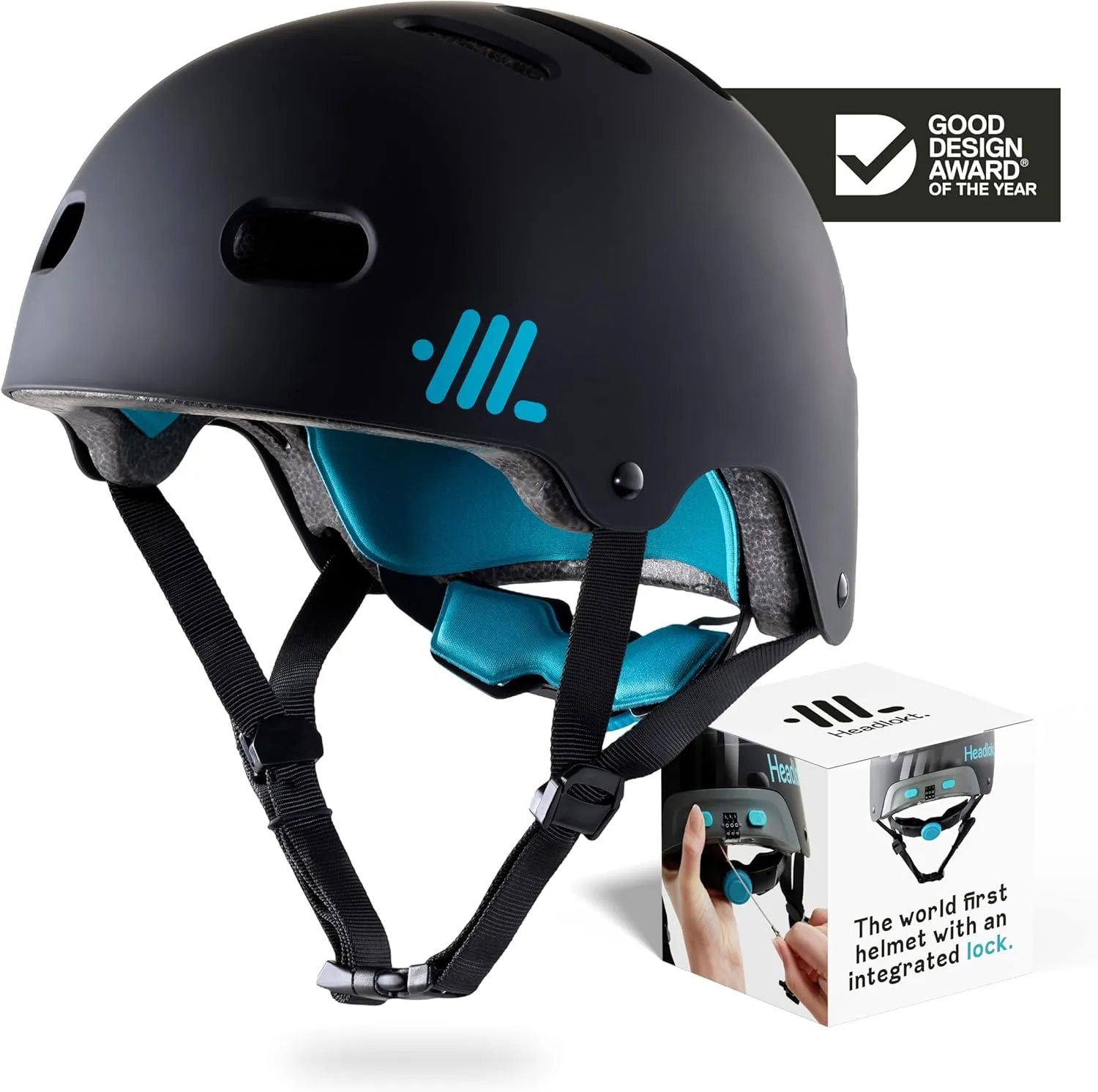 Bike Helmet for Adults: Award Winning, Patented Anti-Theft Lock System, US Certified Safe Bicycle Helmet for Men, Women, Teens | Superior Comfort for Ebike, Scooter, BMX, Skateboard Helmets