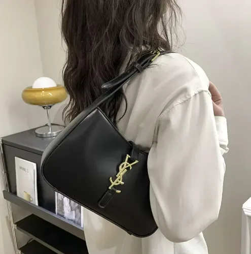 Black Shoulder Hand Bag