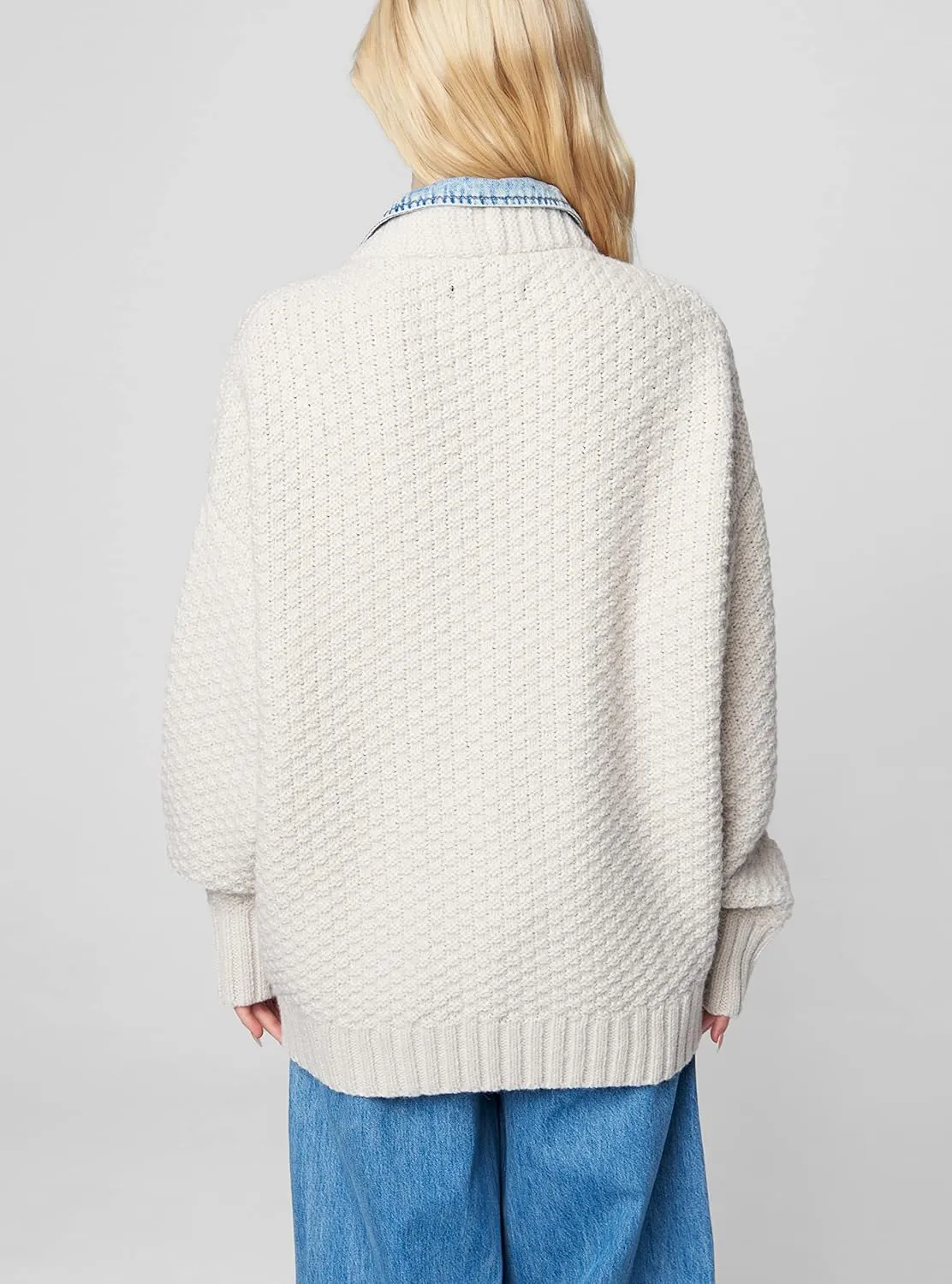 [BLANKNYC] Womens Button Up Cardigan