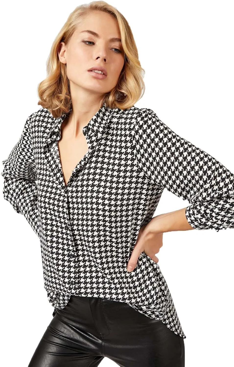 Blouses for Women Fashion, Long Sleeve Button Down Shirts Dressy Casual Tops