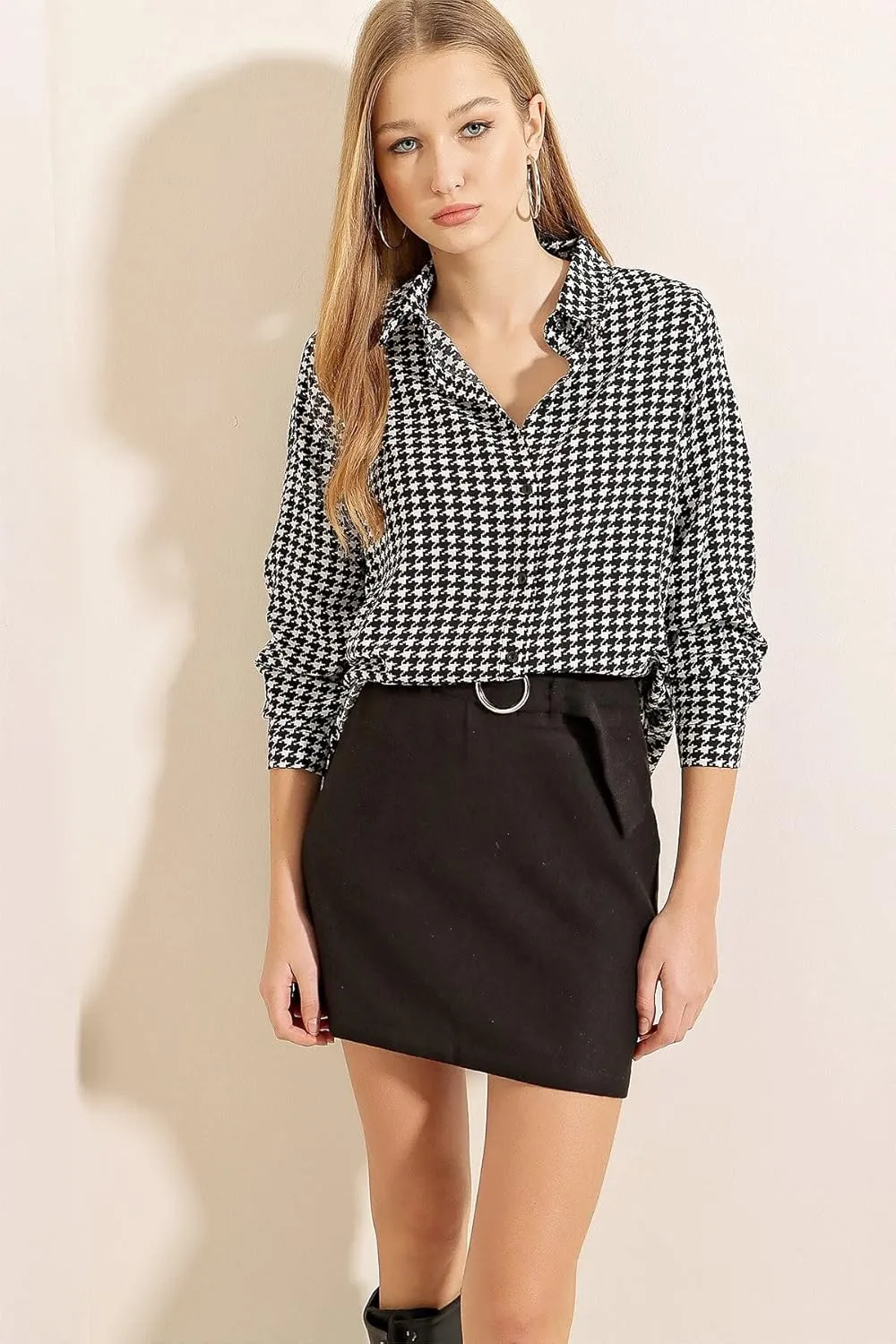 Blouses for Women Fashion, Long Sleeve Button Down Shirts Dressy Casual Tops