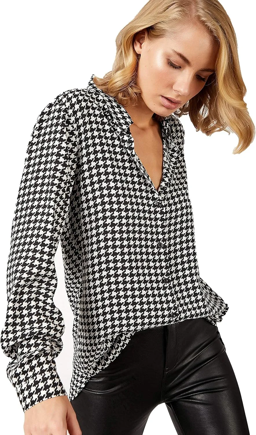 Blouses for Women Fashion, Long Sleeve Button Down Shirts Dressy Casual Tops