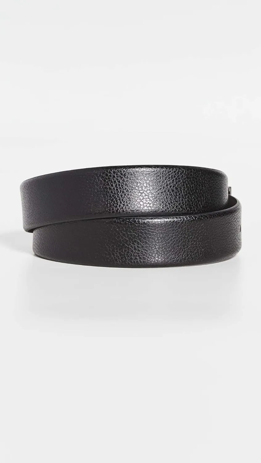 BOSS Men's Timeless Grain Embossed Leather Belt