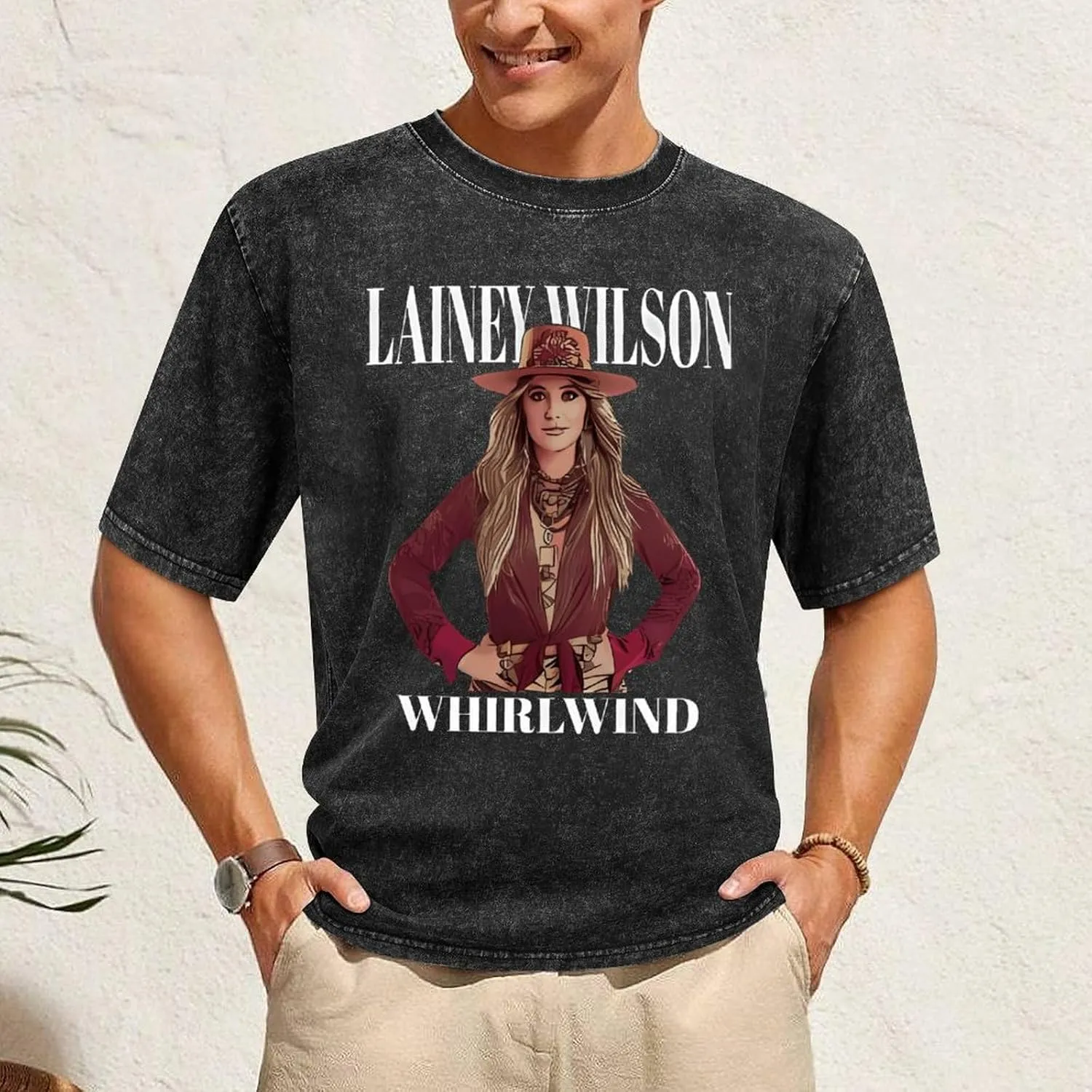 Breathable Retro Oversized Cotton T-Shirts Edgy Shirts Crew Neck Tops