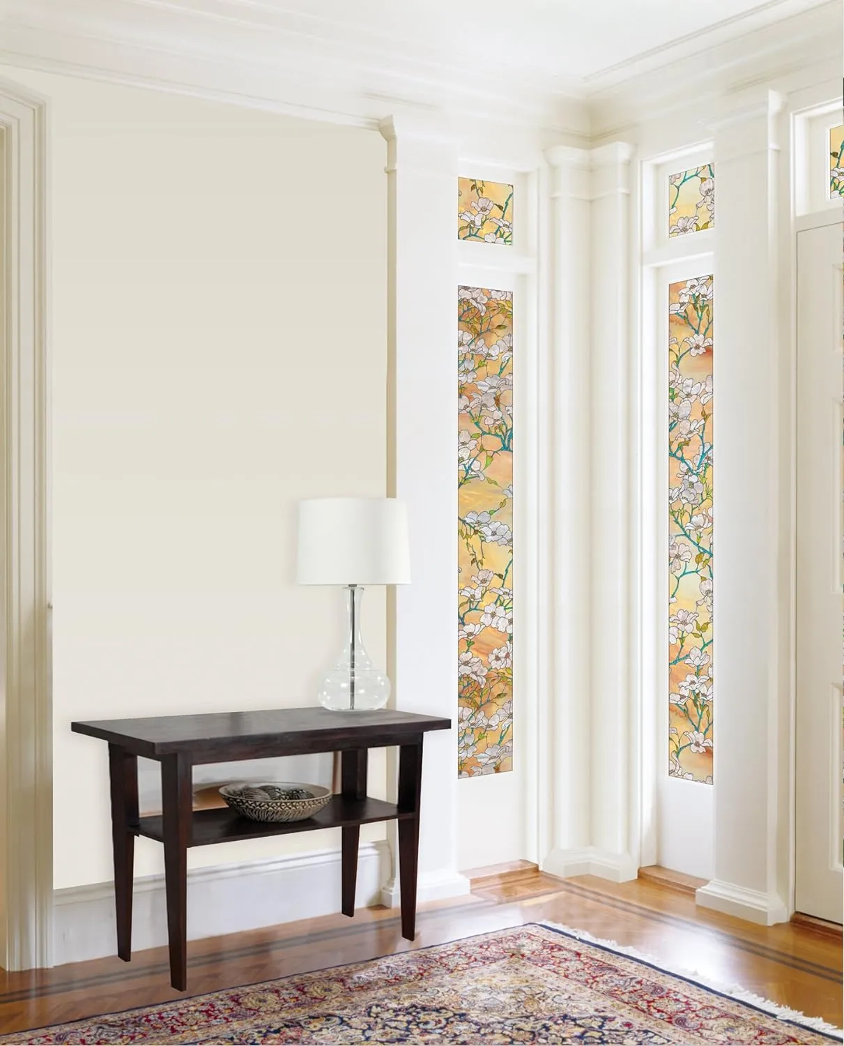 Brewster PF0708 Dogwood Sidelight Premium Film, Orange 11.5x78 Inch, White, 6.24 Sq Ft (Pack of 1)