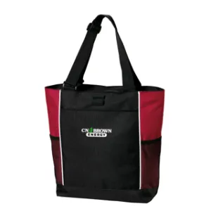 C. N. Brown Energy - B5160 Port Authority® Improved Panel Tote - Red/Black