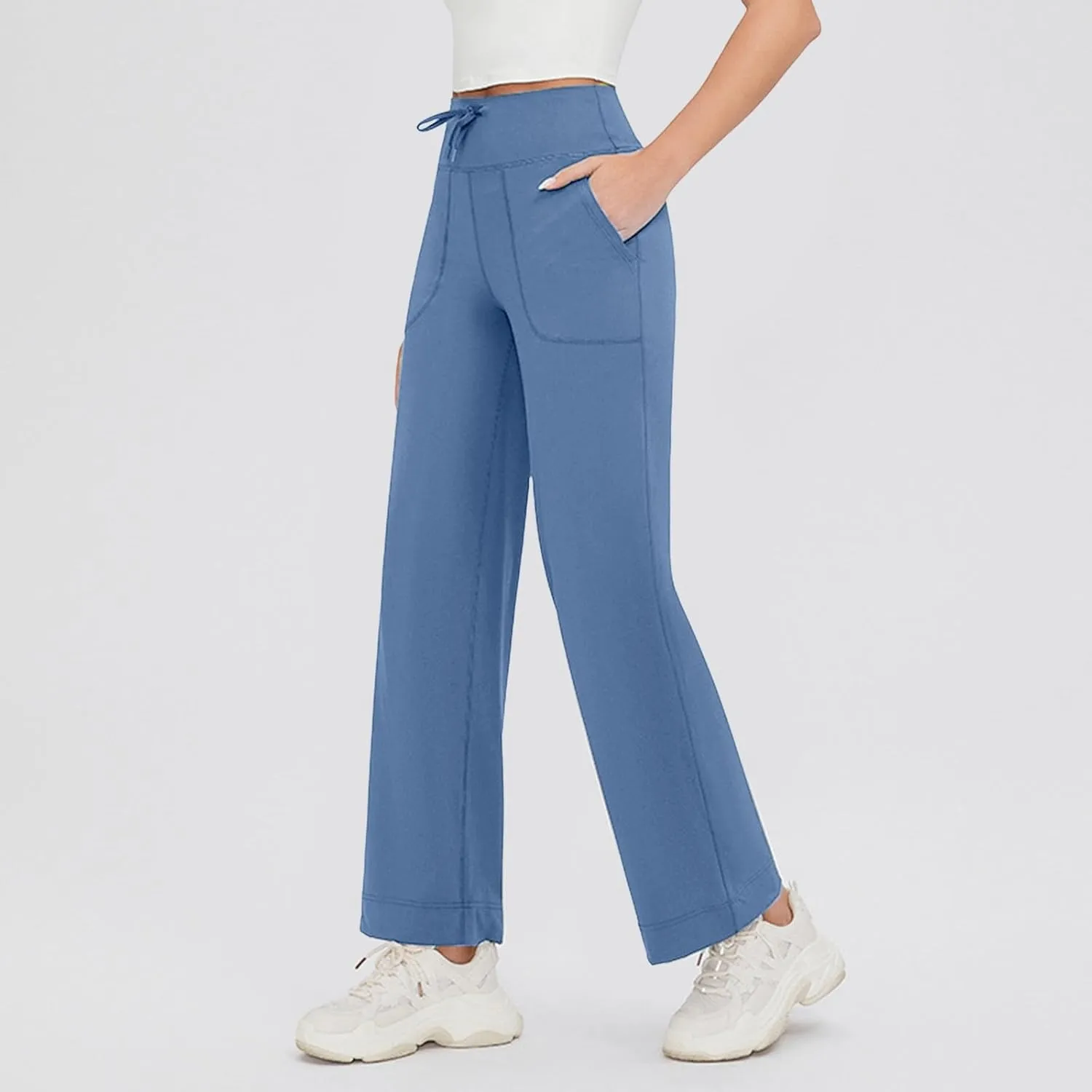 Cargo Capri Pants for Women Womens Stretchy Bootcut Business Office Casual Slacks with Pockets Cargo Capri Pants