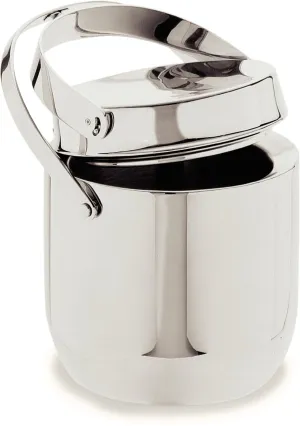 Carlisle FoodService Products Double Wall Ice Bucket, Bar Ice Bucket with Tongs for Catering, Buffets, Restaurants, Stainless Steel, 1.5 Quarts, Silver
