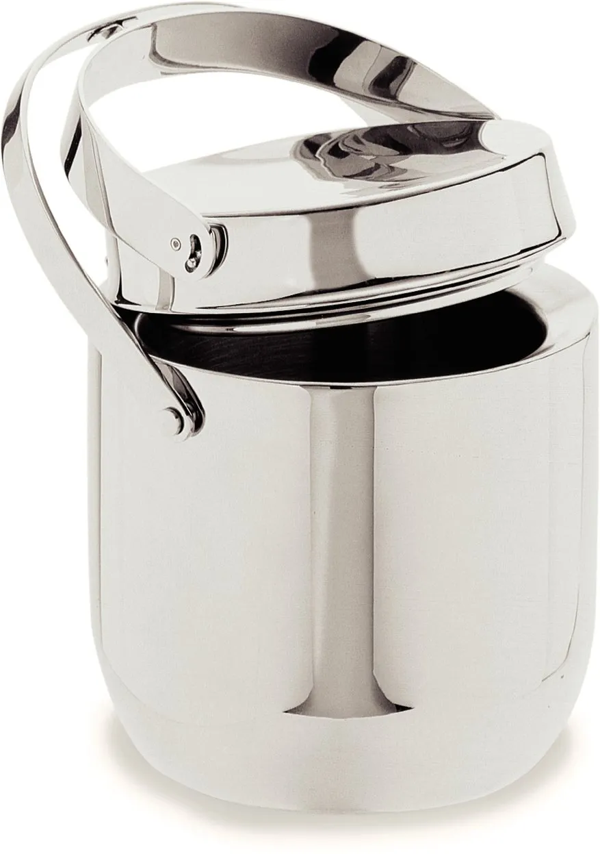 Carlisle FoodService Products Double Wall Ice Bucket, Bar Ice Bucket with Tongs for Catering, Buffets, Restaurants, Stainless Steel, 1.5 Quarts, Silver