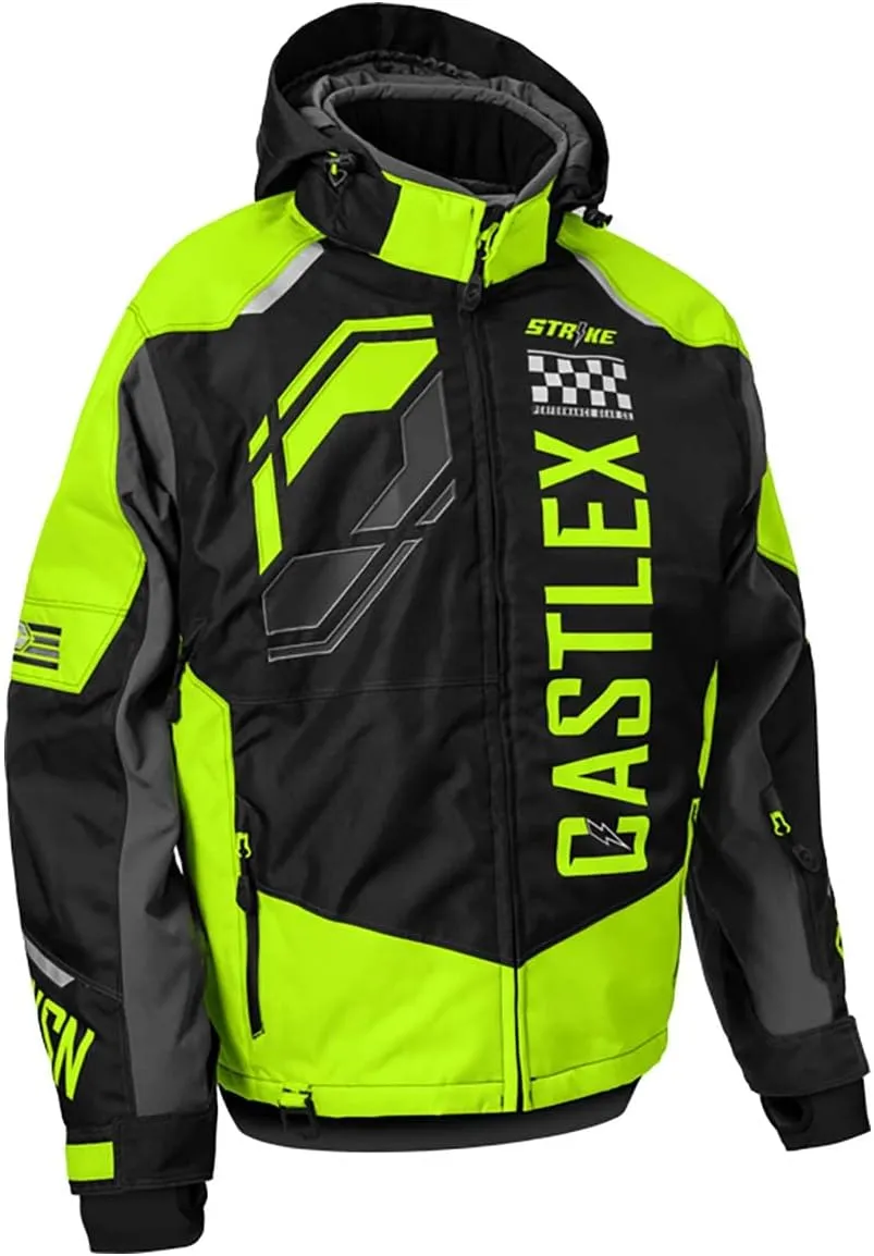 Castle X Men's Strike G5 Jacket (Hi-Vis/Black/Charcoal - Medium)