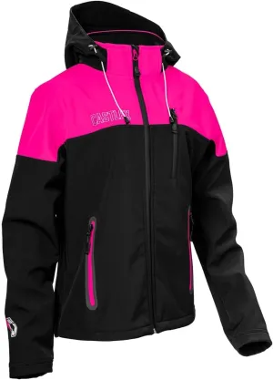 Castle X Women's Barrier G5 Tri-Lam Jacket (Pink Glo/Black - Medium)