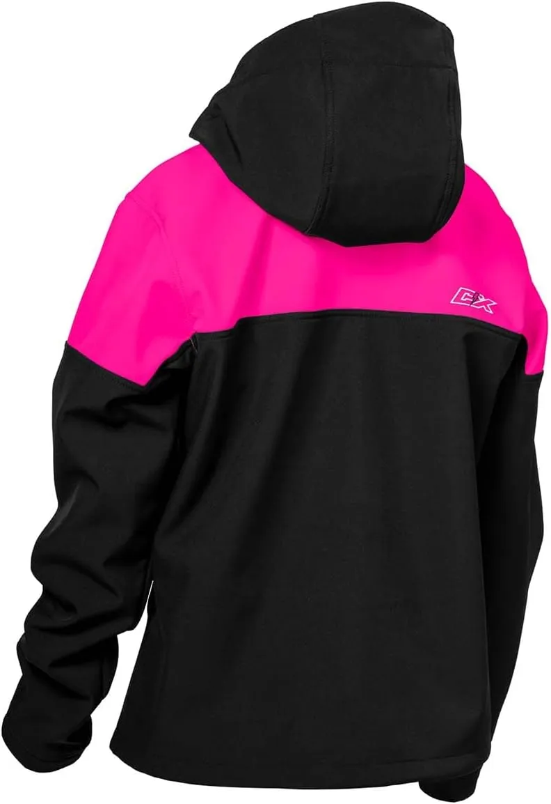 Castle X Women's Barrier G5 Tri-Lam Jacket (Pink Glo/Black - Medium)