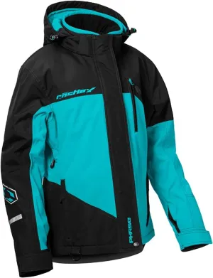 Castle X Women's Phase G4 Jacket (Black/Turquoise - Large)