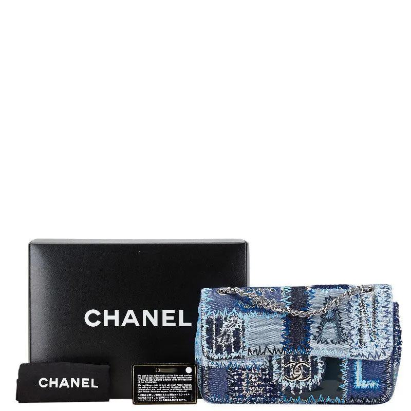 Chanel Denim Caviar Patchwork Shoulder Bag