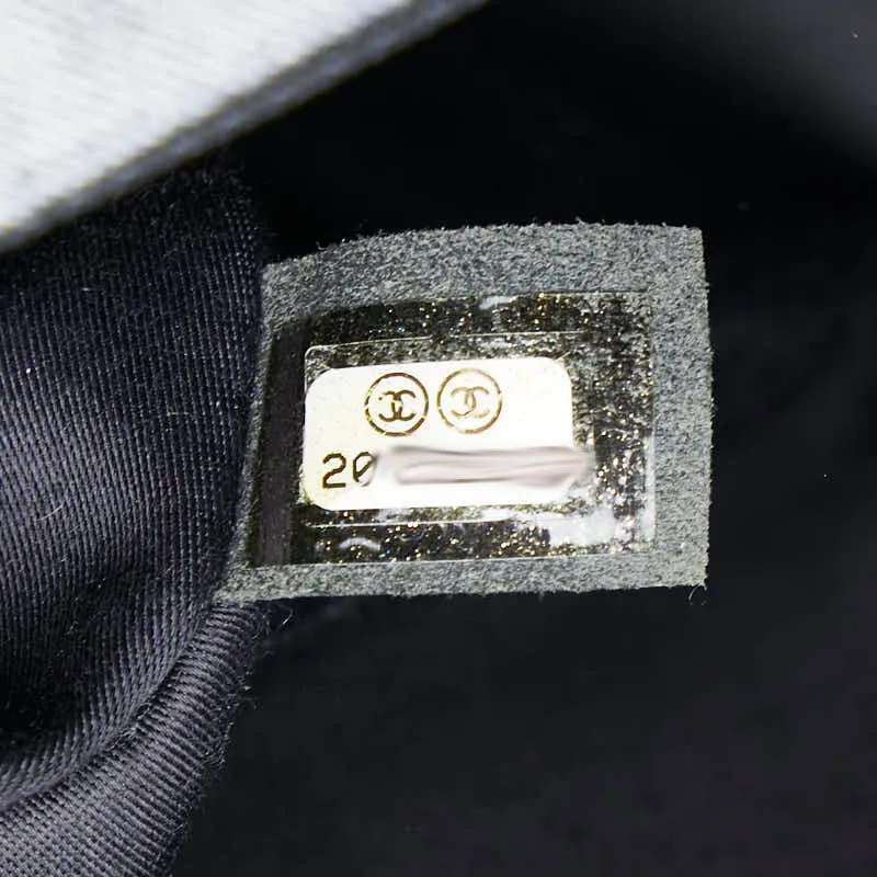 Chanel Denim Caviar Patchwork Shoulder Bag