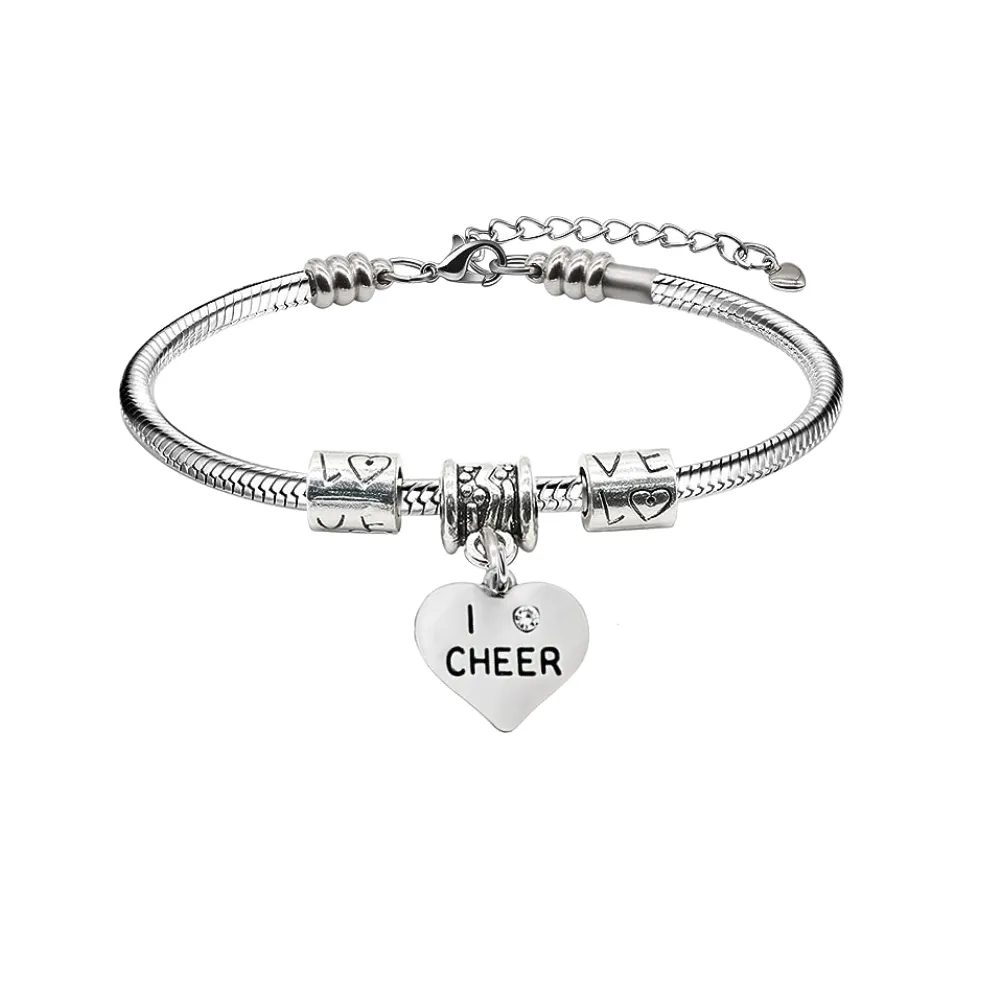 Cheer Love Charm Bracelet- Pick Style