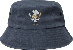 Chef with Spatula and Frying Pan Bucket Hat for Women Men Outdoor Sun Hat Summer Beach Travel Fishing Cap