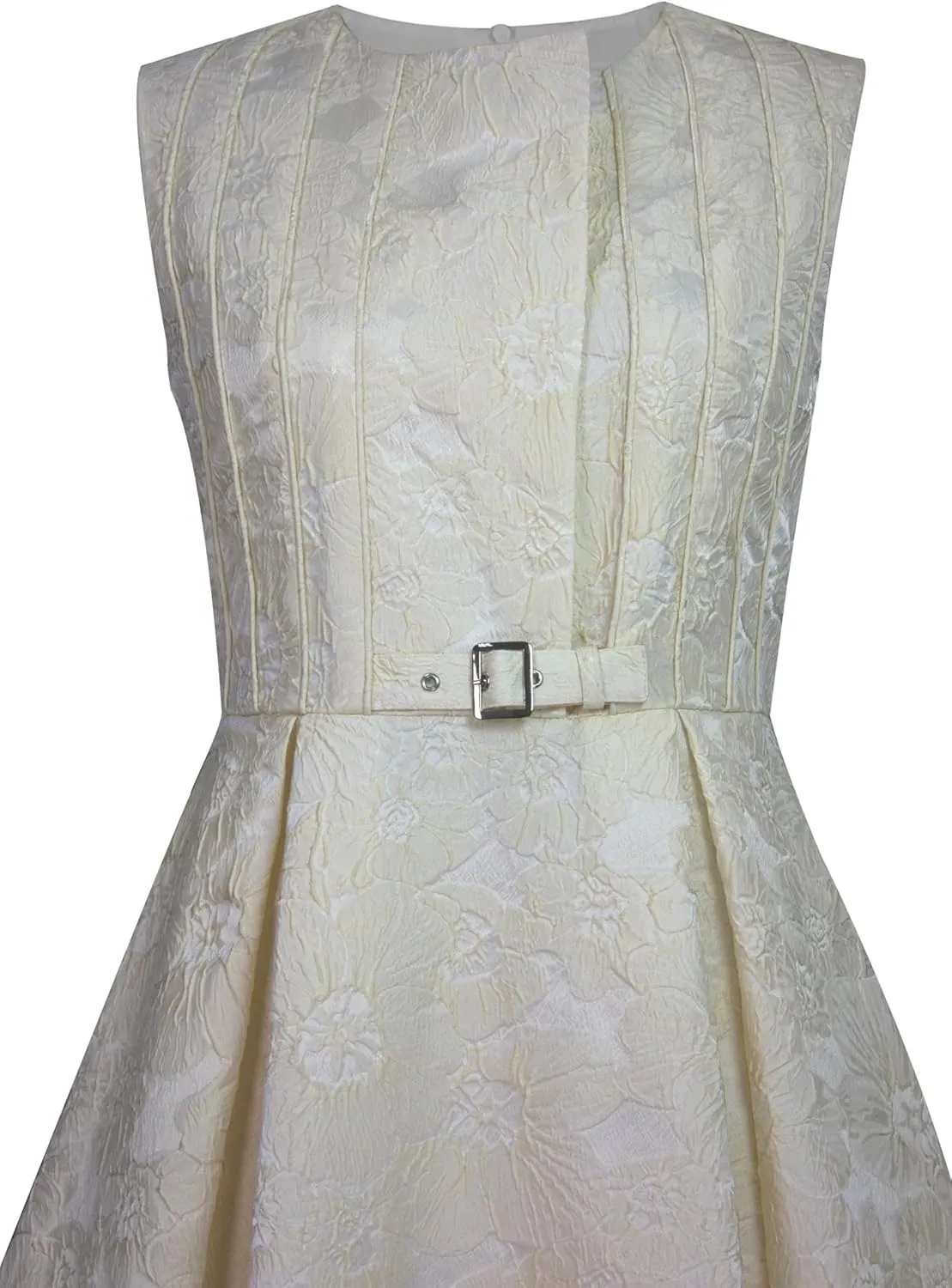 CHIC STAR Womens Embossed Jacquard Dress