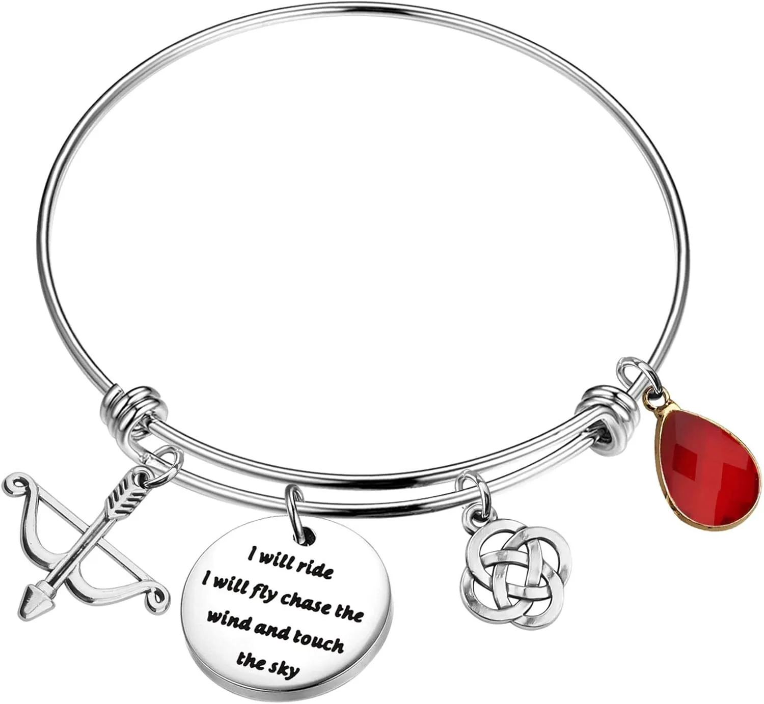 CHOORO I Will Ride I Will Fly Chase The Wind and Touch The Sky Inspirational Gift Princess Jewelry