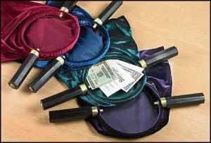 Church Christian Brand Offering Bag (Burgundy)