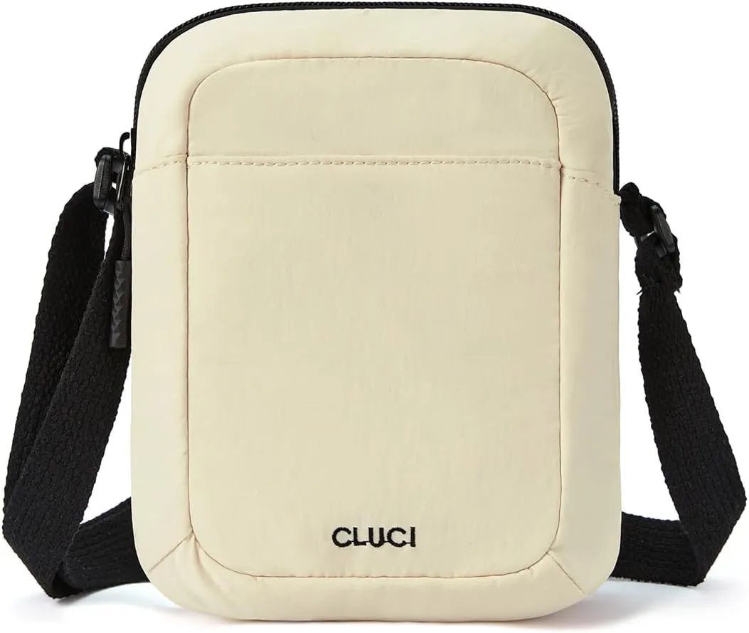 CLUCI Small Sling Bag for Women,Nylon Crossbody Bag,Womens Small Crossbody Purse,Puffer Crossbody Bag with Adjustable Strap