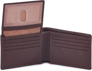 Cochoa Wallet for Men's RFID Blocking Real Leather Bifold Stylish 2 ID Window in Gift Box