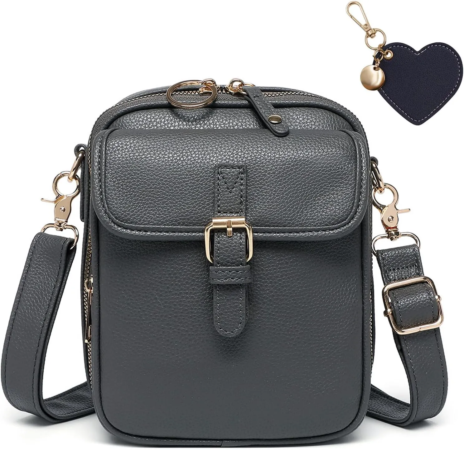 Collaborate Crossbody Leather Bag, Urvashi Crossbody Leather Bag Shoulder Bag, Adjustable Shoulder Strap