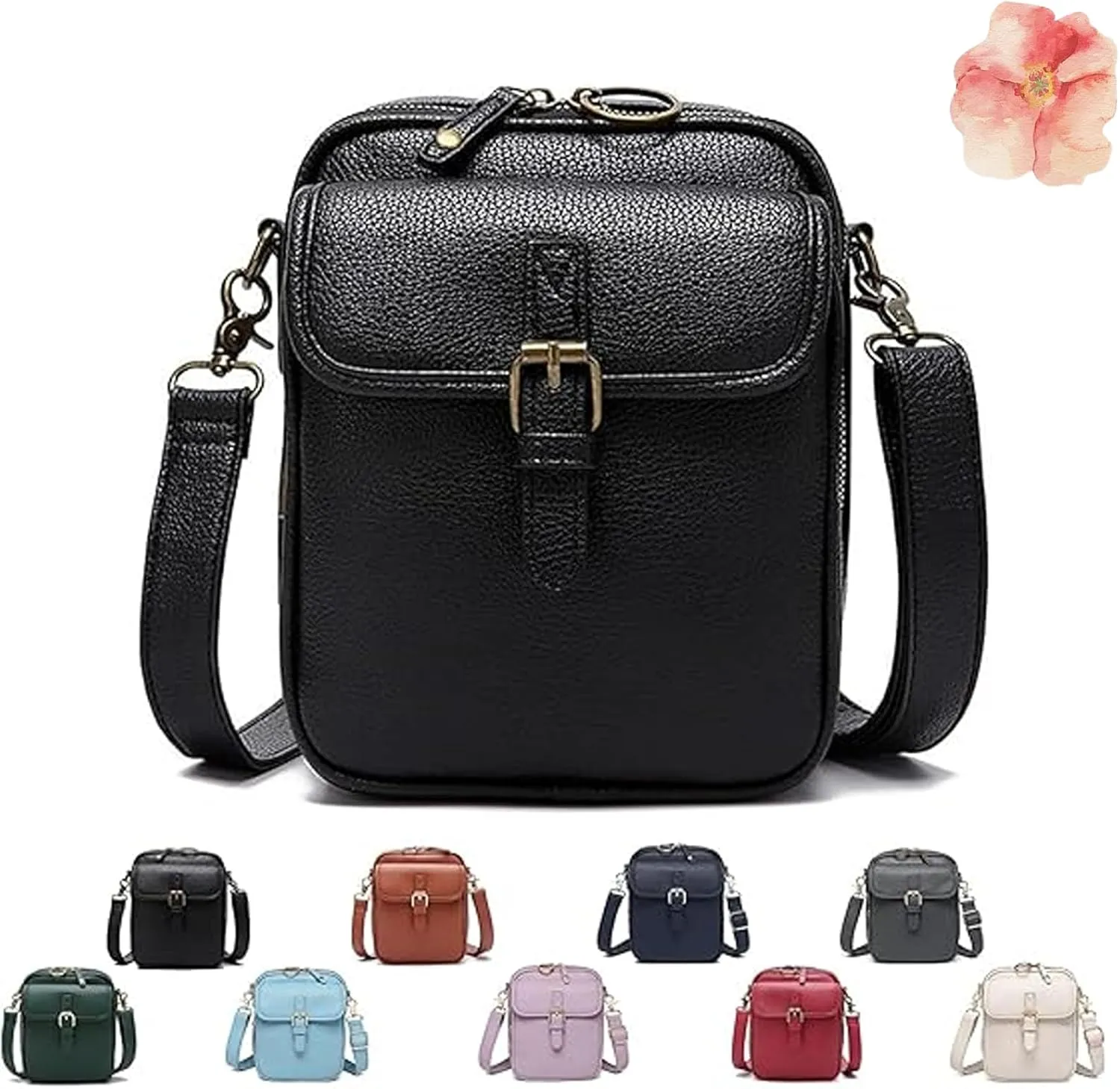 Collaborate Crossbody Leather Bag,Collaboraten1 Urvashi Cross Body Anti Theft Bag,Tojoyride Collaboration Shoulder Purse