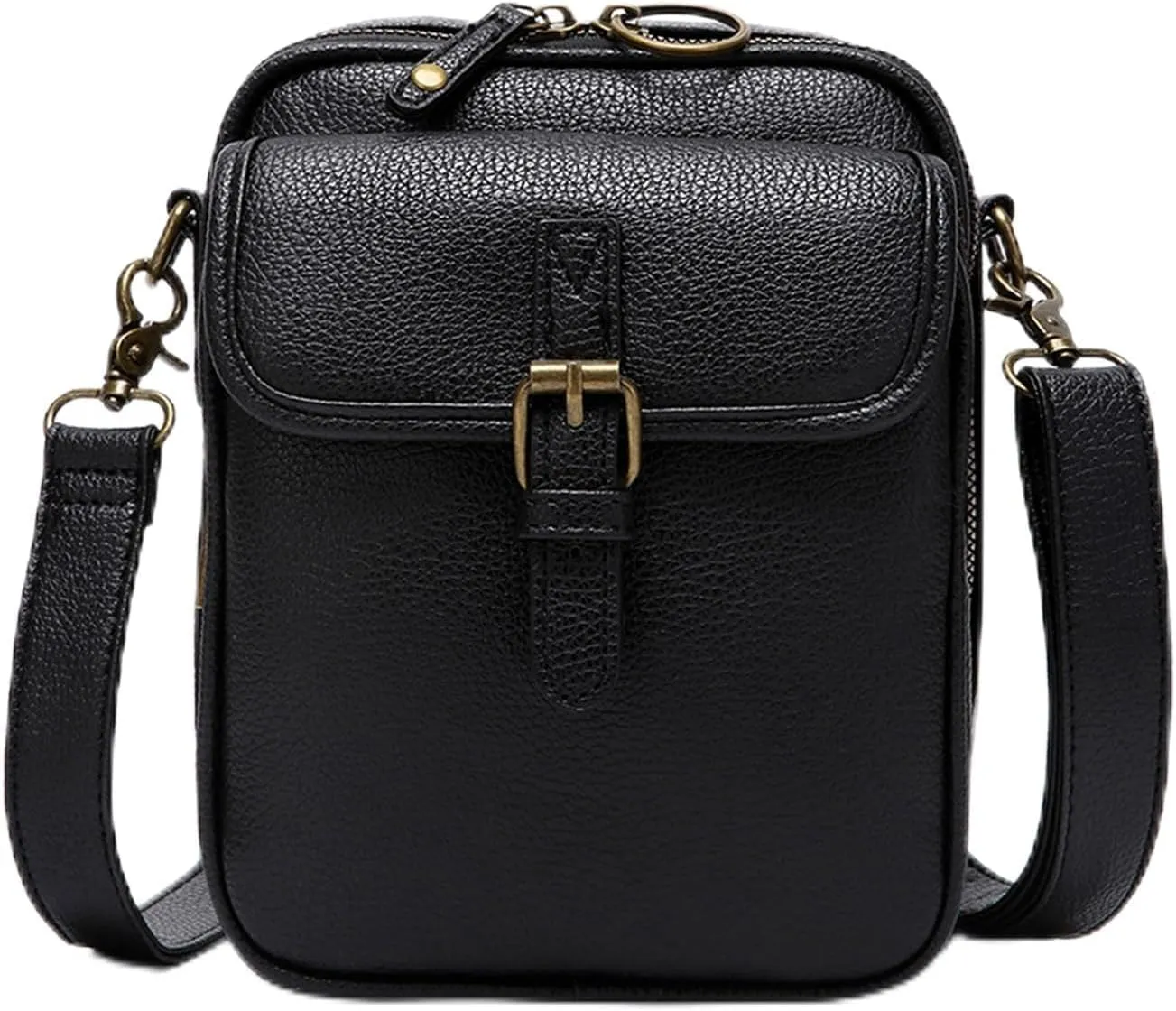 Collaboraten1 Crossbody Leather Bag, Collaboraten Crossbody Bag with Card Slots, Anti Theft Shoulder Leather Bags for Women