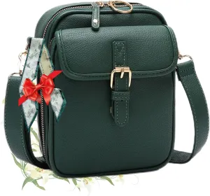 Collaboraten1 Crossbody Leather Bag, Urvash Crossbody Anti Theft Leather Bag for Women Travel