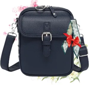 Collaboraten1 Crossbody Leather Bag, Urvash Crossbody Leather Anti Theft Bag for Women Travel