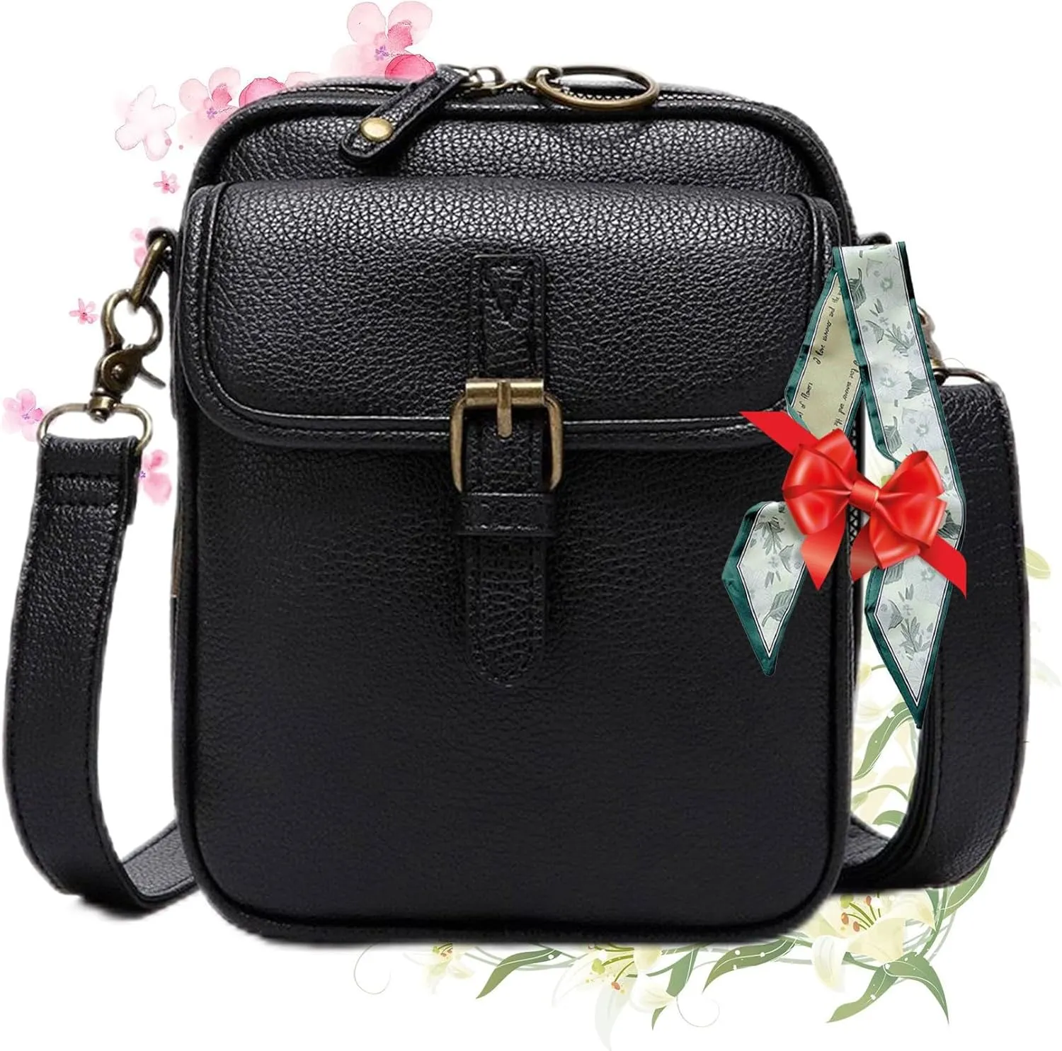 Collaboraten1 Crossbody Leather Bag, Urvashi Collaborate Crossbody Anti Theft Leather Bag for Women