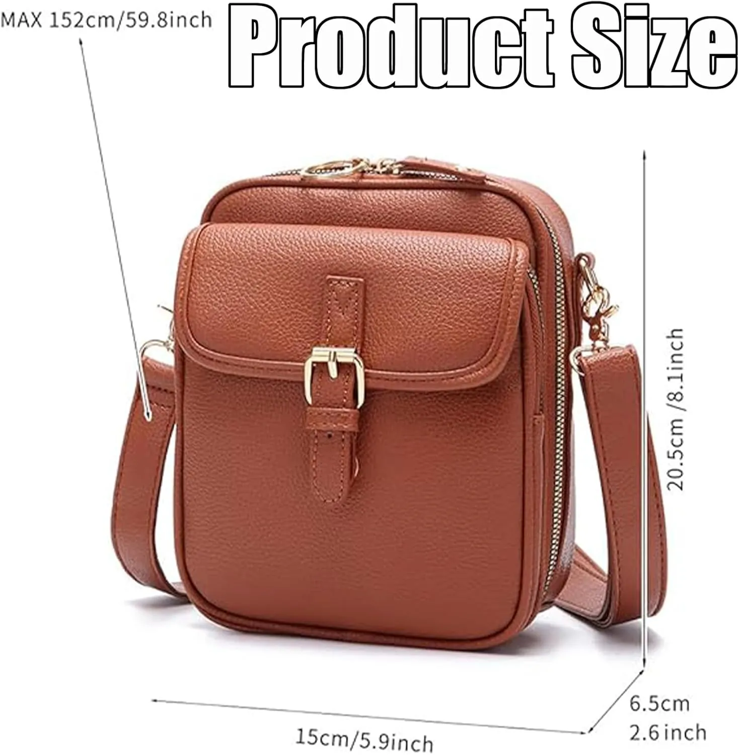 Collaboraten1 Crossbody Leather Bag, Urvashi Collaborateam Tojoyride Anti Theft Purse Bag with Built in Wallet for Women