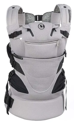 Contours Journey GO 5 Position Baby Carrier for Men and Women, Convertible and Easy-to-Use, Multiple Pockets, Newborn to Toddler Design, Face in, Face Out, Front, Back & Hip (8-45 lbs), Daydream Gray