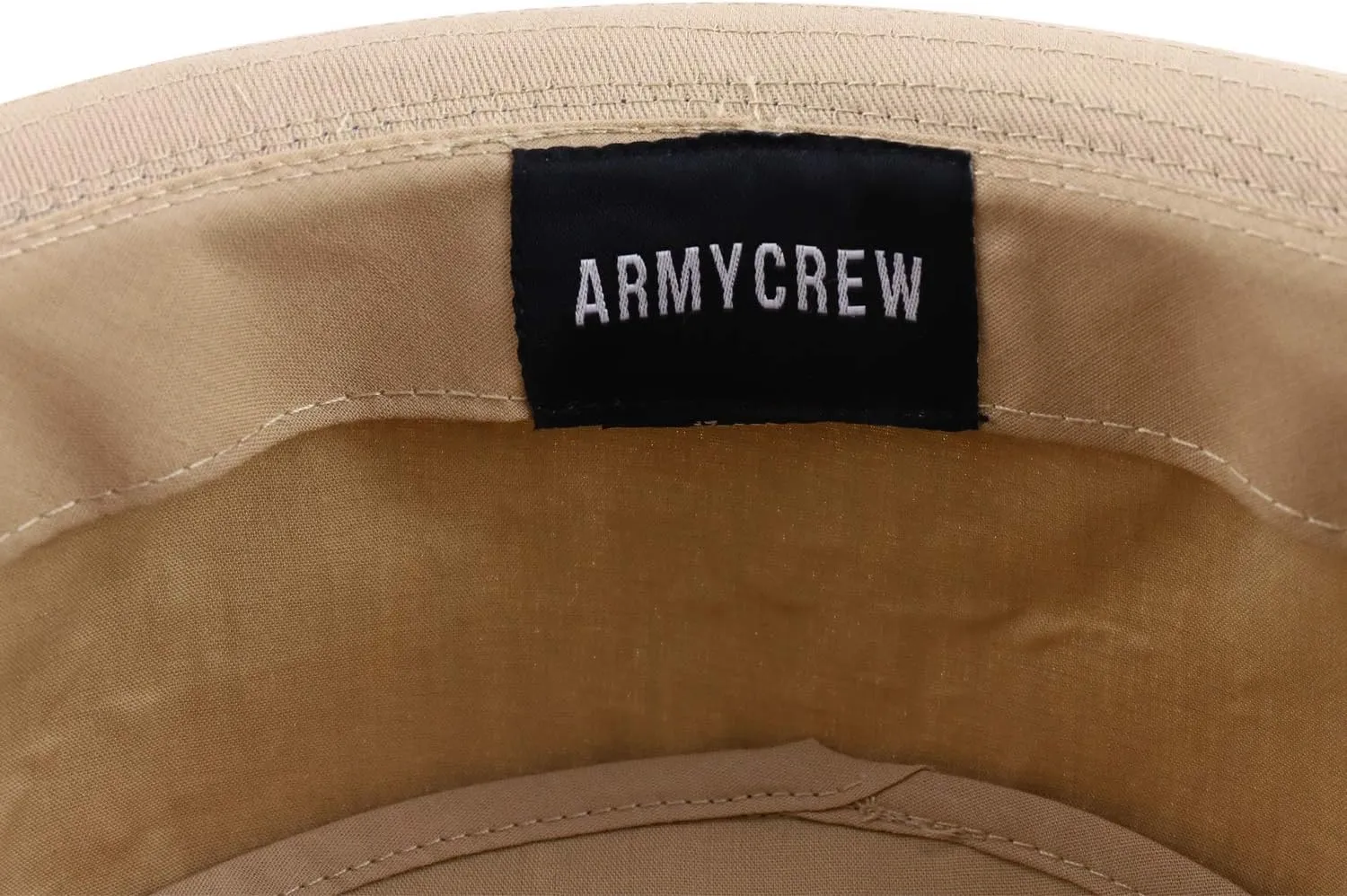 Cotton Twill Fisherman Roll Up Bucket Hat with Stripe Band