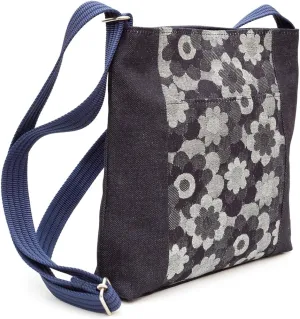 Crearekiki Japanese Shoulder Bag Women's Lightweight Okayama Denim Margaret Pochette Mother Birthday Present DJ-14mus (navy)